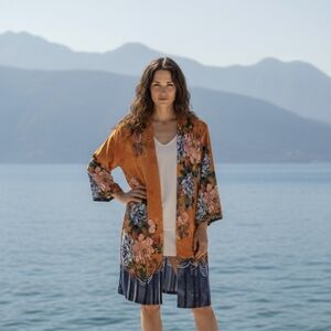 Chico's Multicolor Floral Tunic